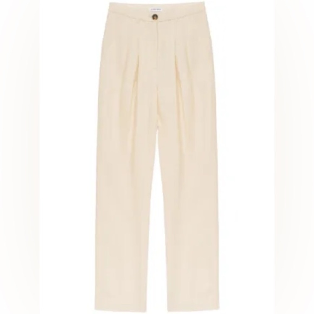 Anine Bing Light Yellow Trousers